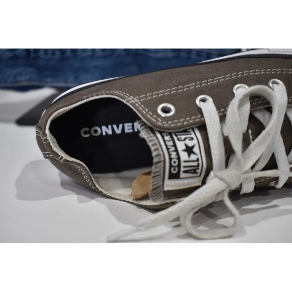 Converse All Star Chuck Taylor Low Top Grey Youth Sneakers Size 2 A09944C